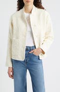 Bernardo Quilted Jacquard Jacket
