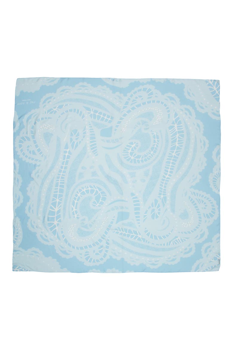 Paisley Scarf, Alternate, color, SKY BLUE