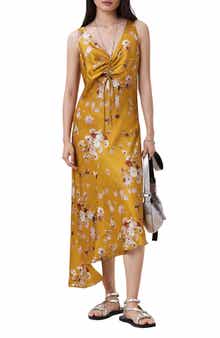 AllSaints Alexi Floral Print Slipdress