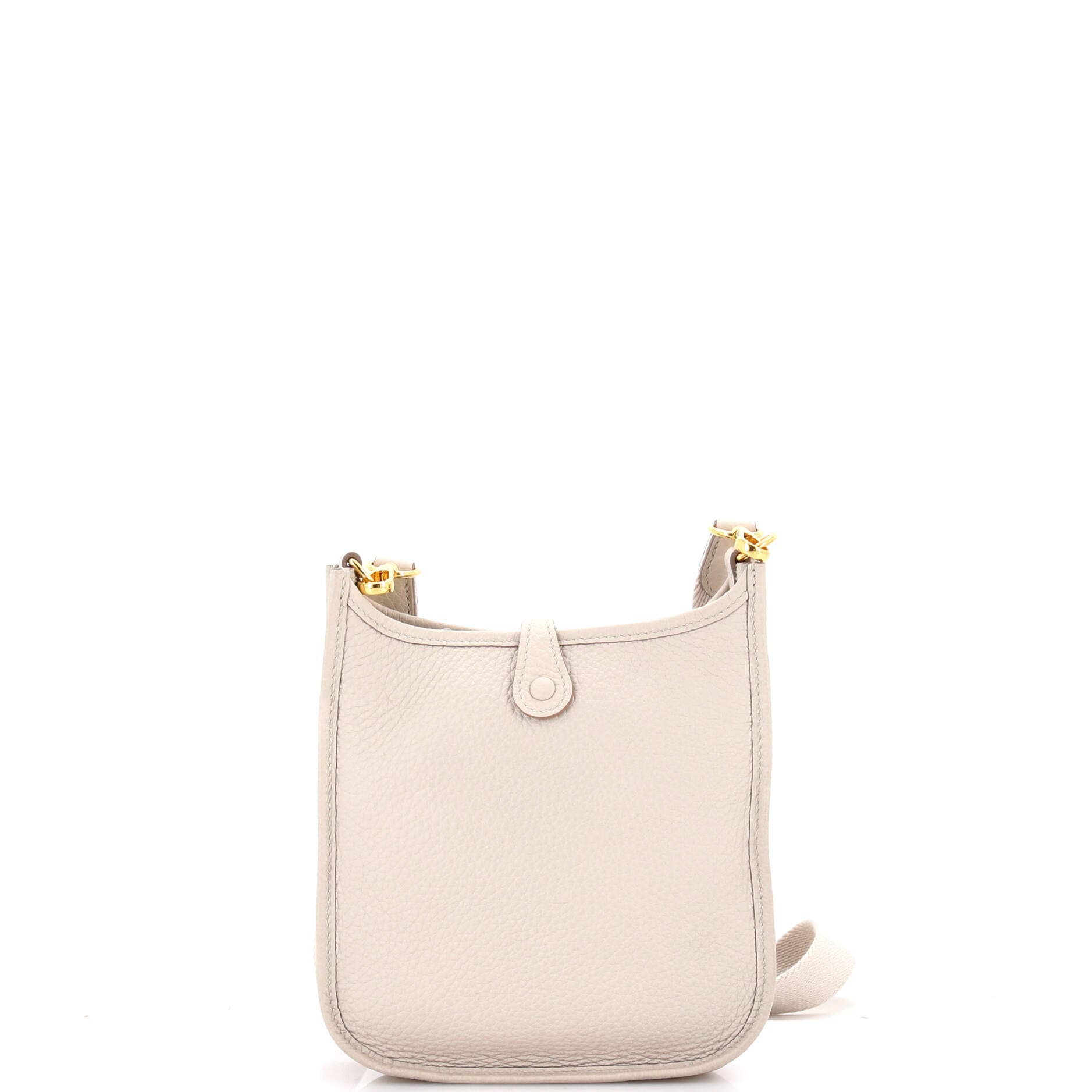 Pre-Owned Hermes Evelyne Bag Gen III Clemence TPM, Alternate, color, Beton