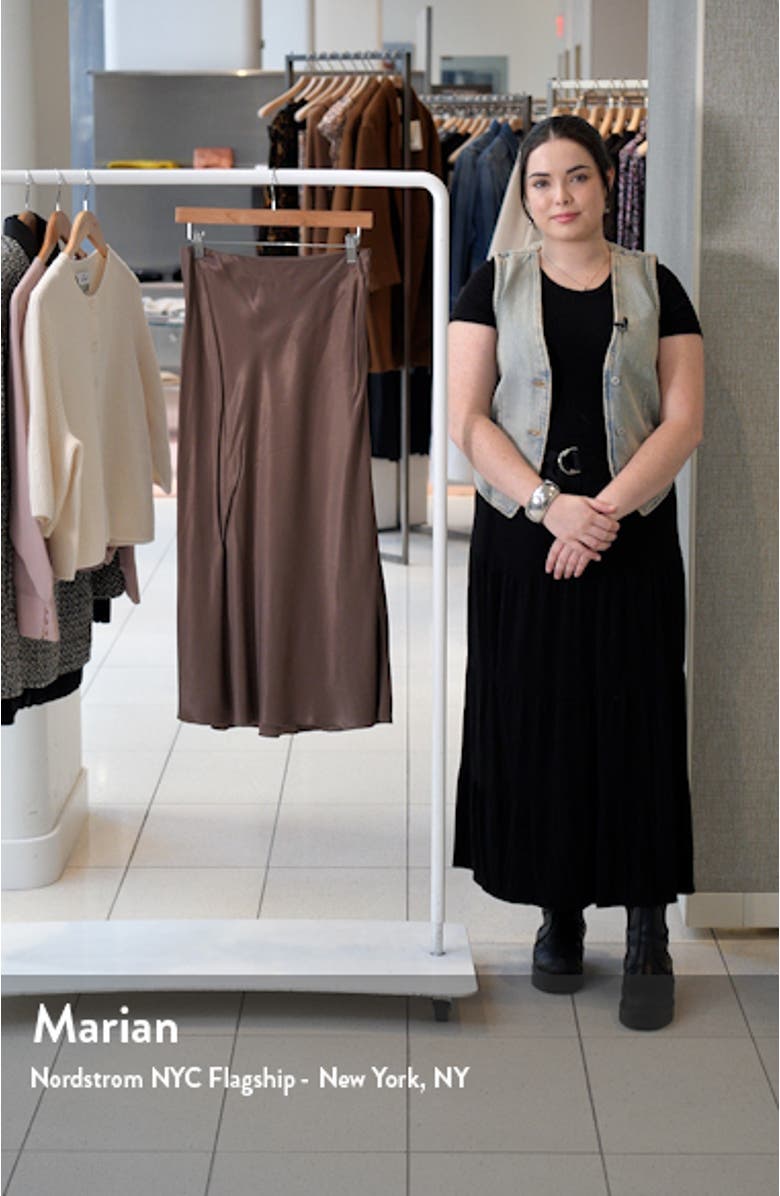 Satin Slip Skirt, sales video thumbnail