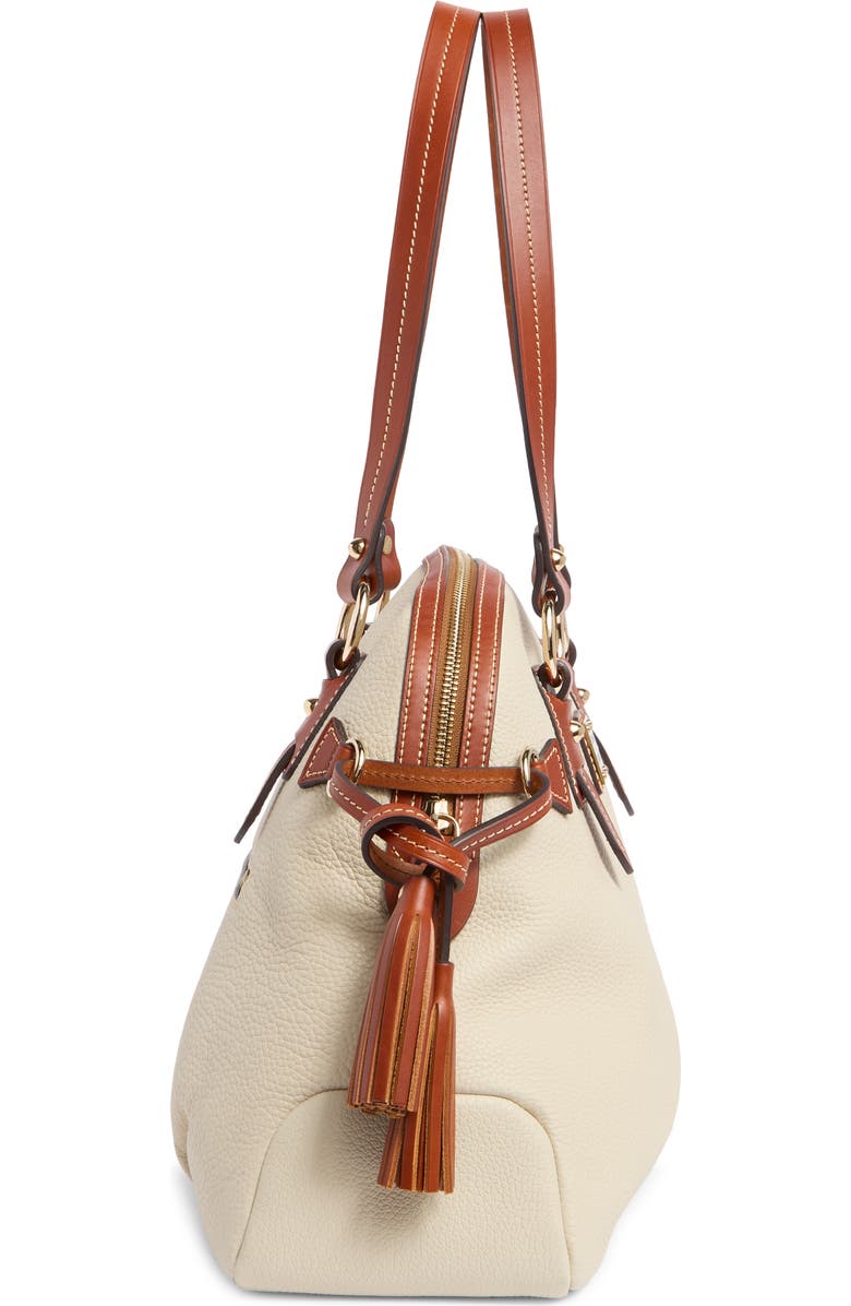 Dooney & Bourke Domed Leather Satchel, Alternate, color,