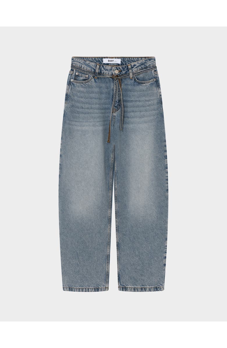 Day Blaire Barrel Leg Jeans, Alternate, color, Light Blue