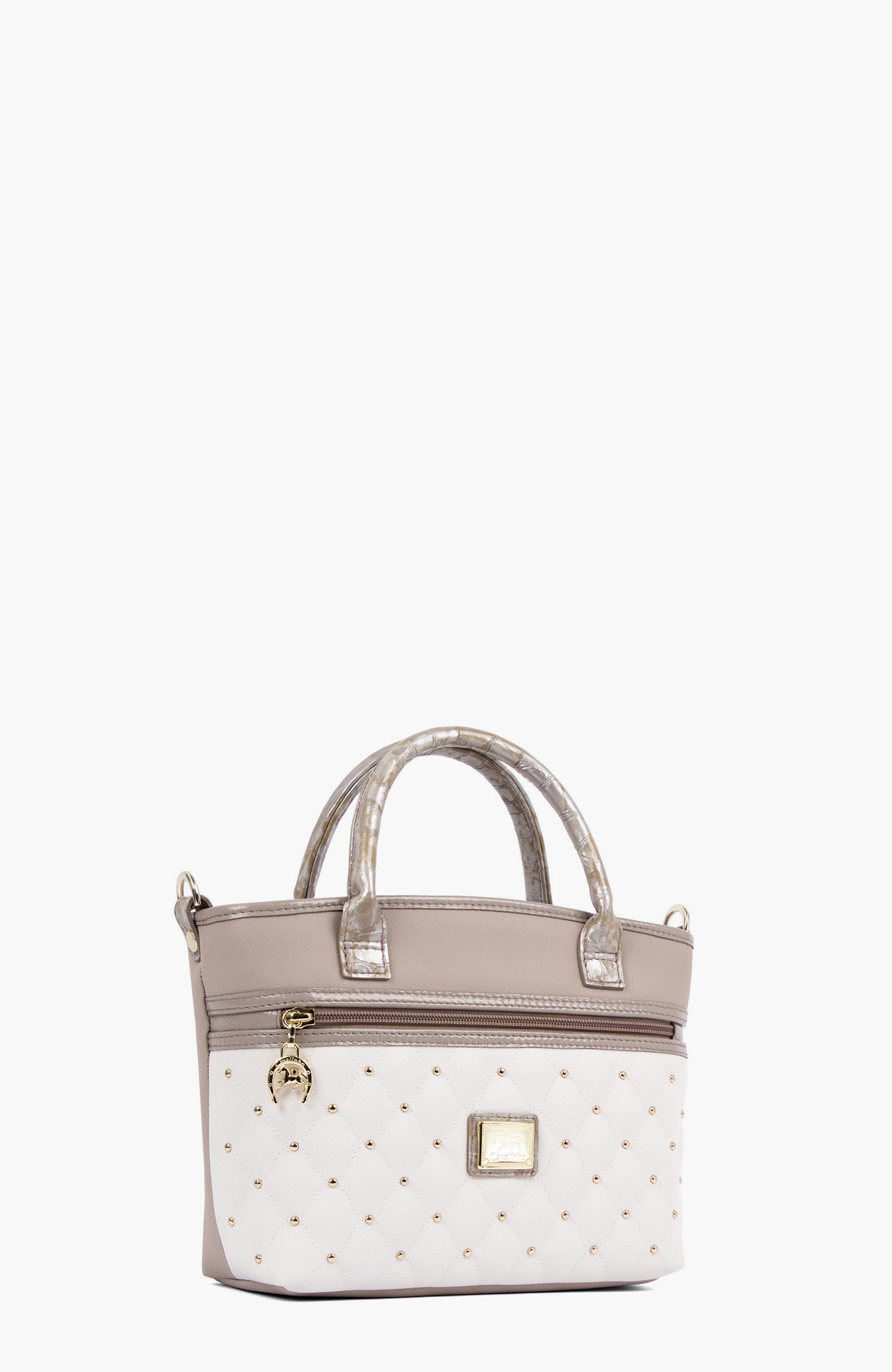 Craft 572 Mini Handbag, Alternate, color, Tan / White / Beige