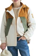 Scalpers Color Block Technical Coat with Hood