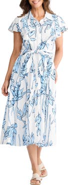 Brave+True Marigold Tie Waist Midi Dress