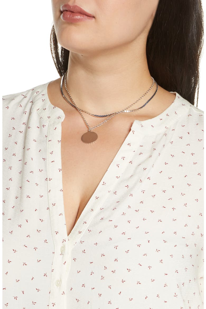 Detail Front Popover Top, Alternate, color, IVORY- BURGUNDY LEAF GEO