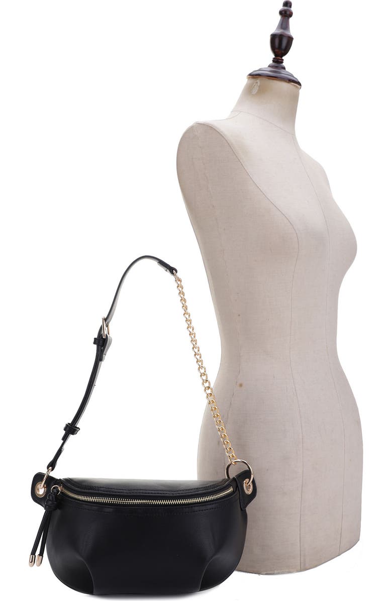 Mali + Lili Evelyn Vegan Leather Belt Bag, Alternate, color,