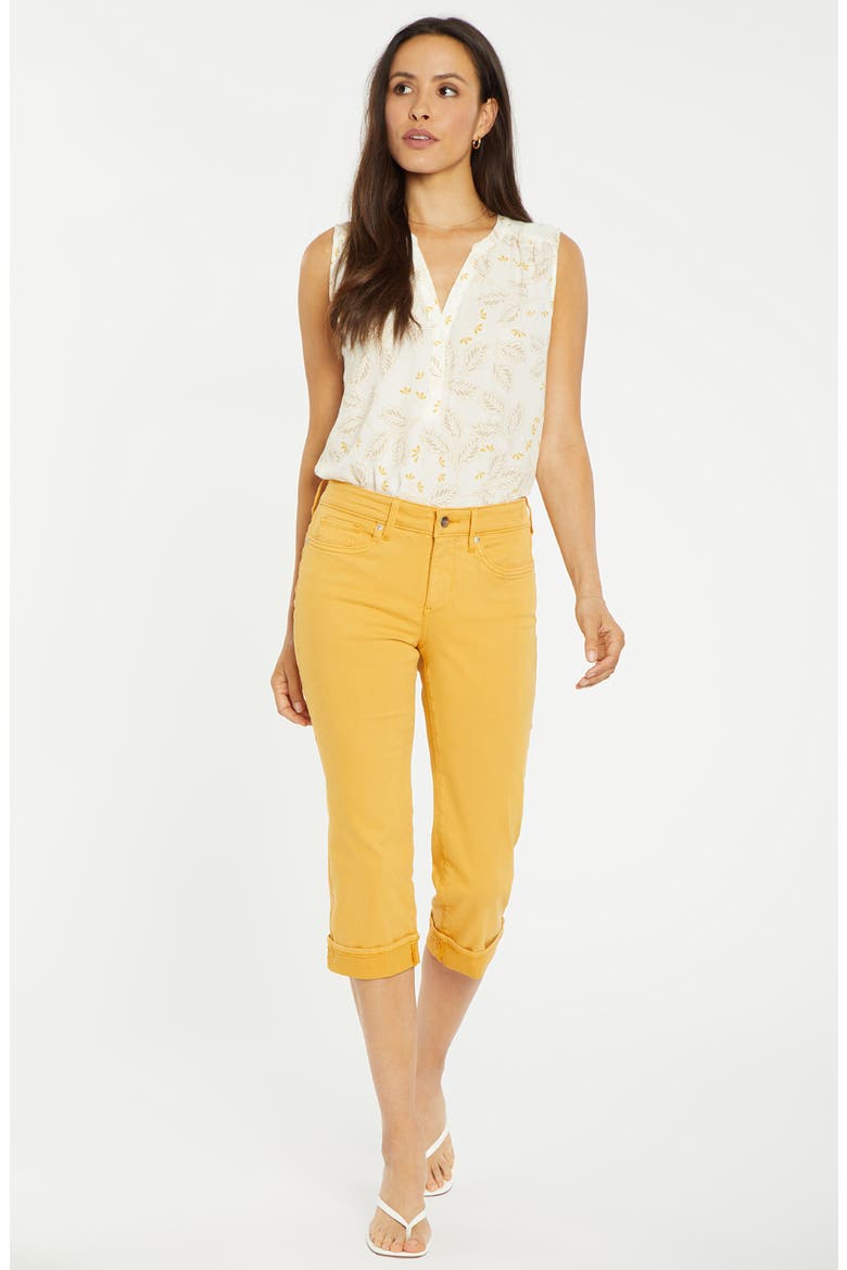 Marilyn Straight Leg Capri Jeans, Alternate, color, BLOSSOM