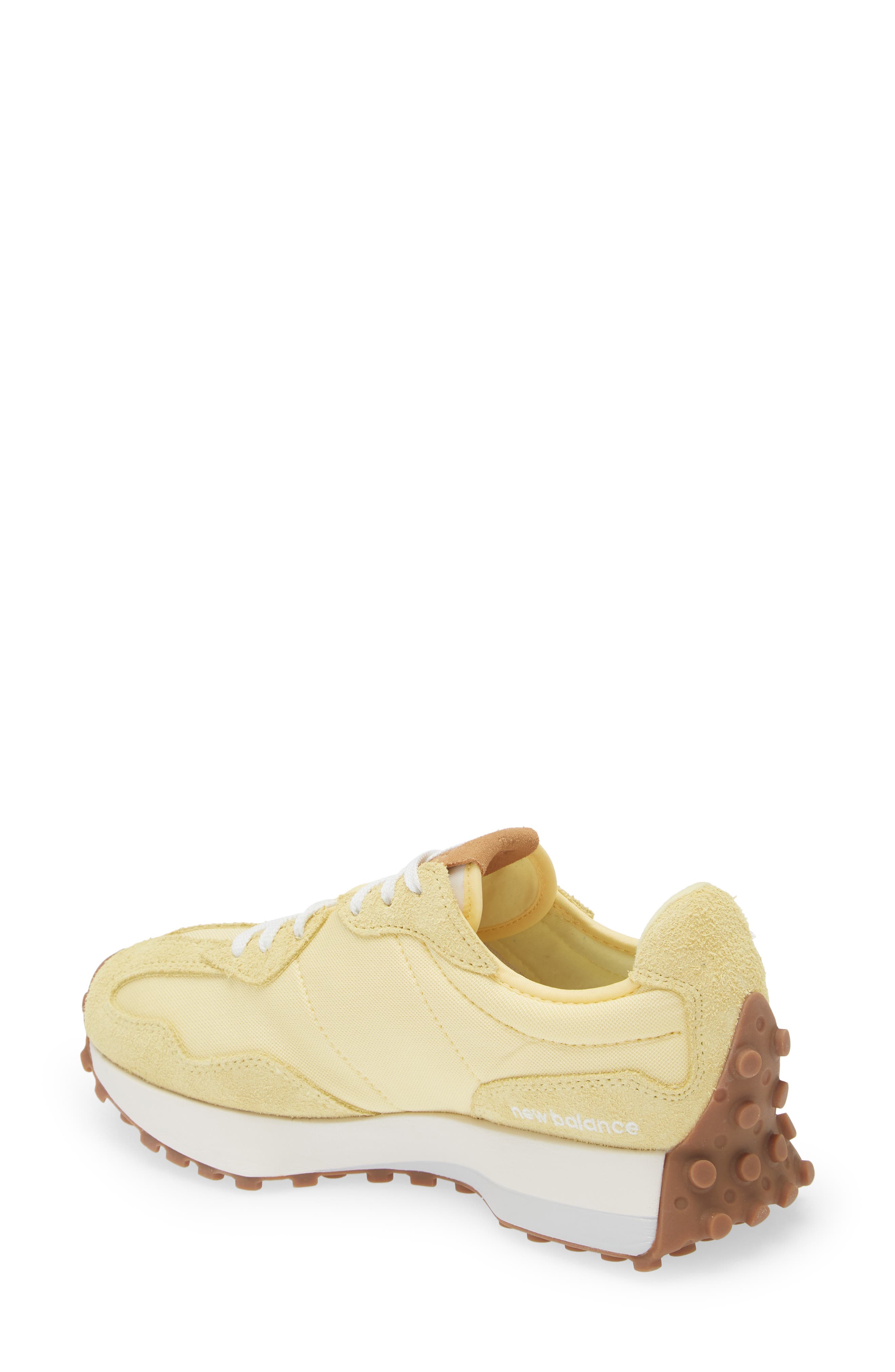 327 Sneaker, Alternate, color, MAIZE/ WHITE