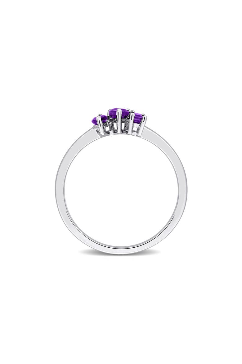 Sterling Silver Multi-Shaped Amethyst Ring, Alternate, color, PURPLE