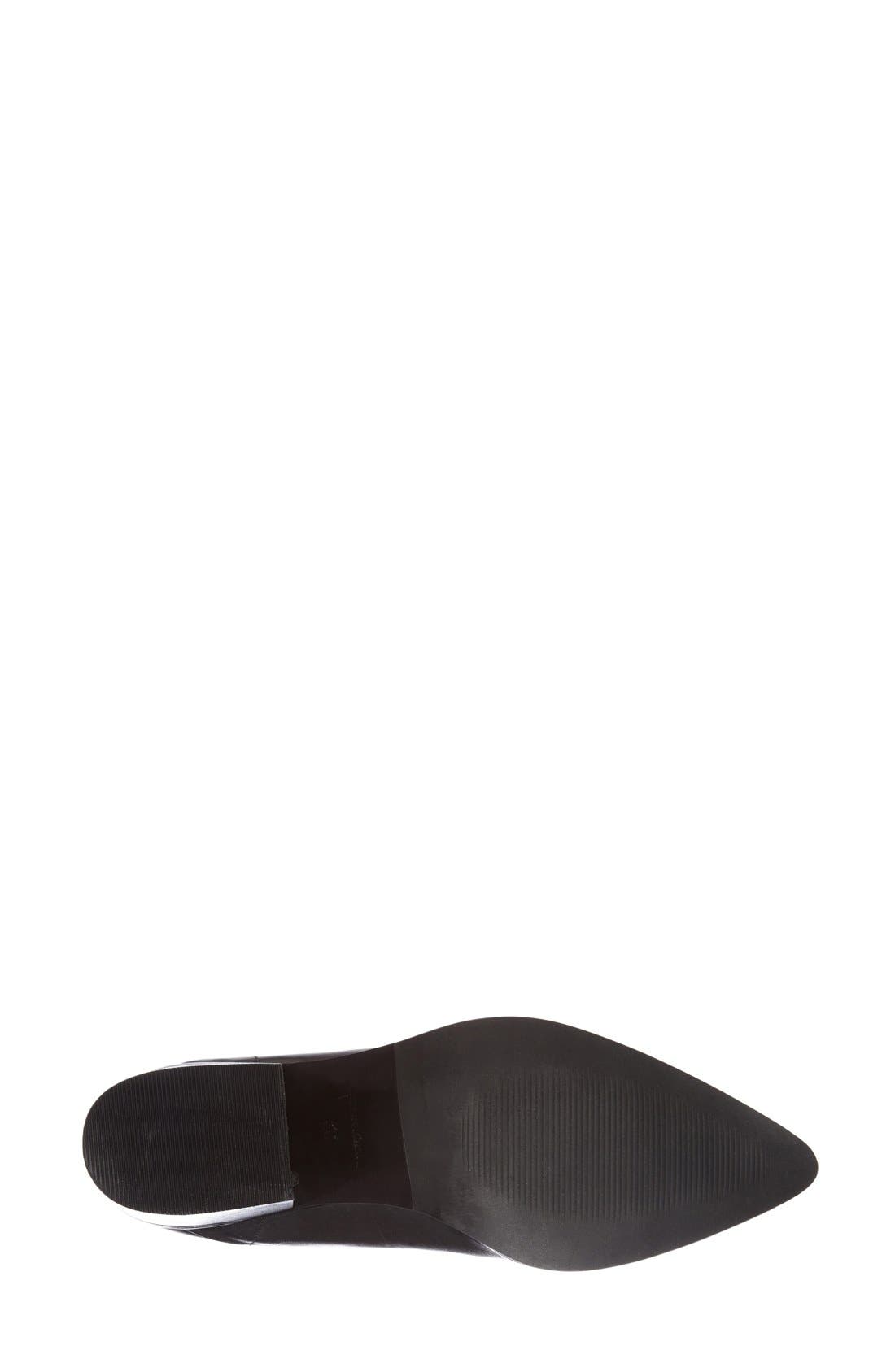 Topshop 'Midnight' Pointy Toe Boot, Alternate, color, 