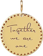 Zoë Chicco Mantra Coin Pendant