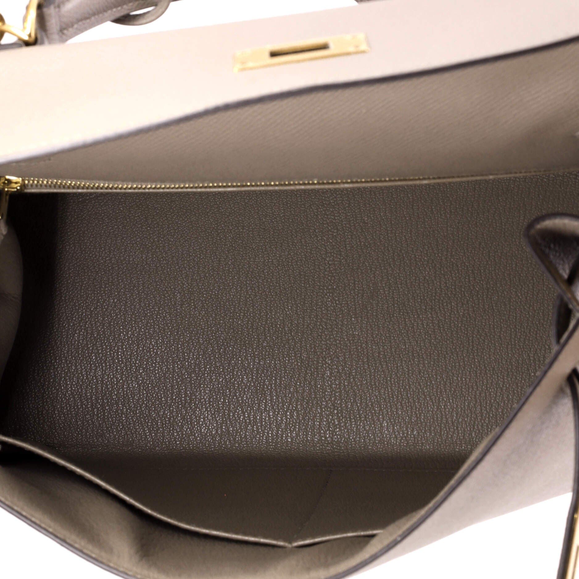 Kelly Handbag Grey Epsom with Gold Hardware 28, Alternate, color, Grey