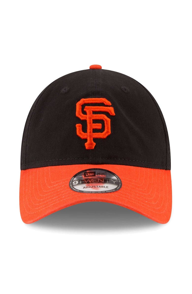 New Era Men's New Era Black San Francisco Giants Replica Core Classic 9TWENTY Adjustable Hat, Alternate, color, 