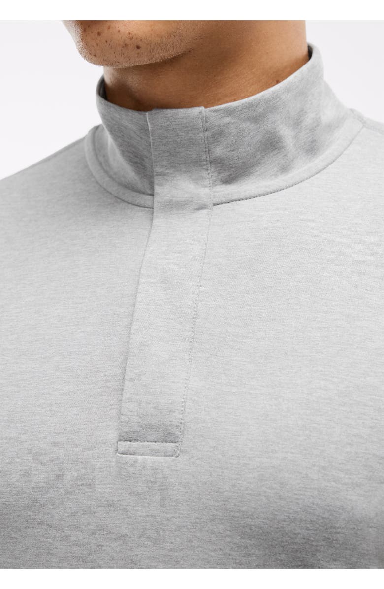 Peloton Dreamblend Snap Placket Pullover, Alternate, color, Light Heather Grey