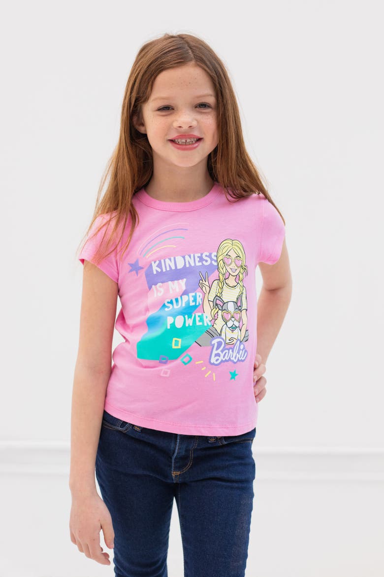 2-Pack T-Shirts, Alternate, color, White / Pink