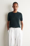 COS Cable-knit Cashmere T-shirt