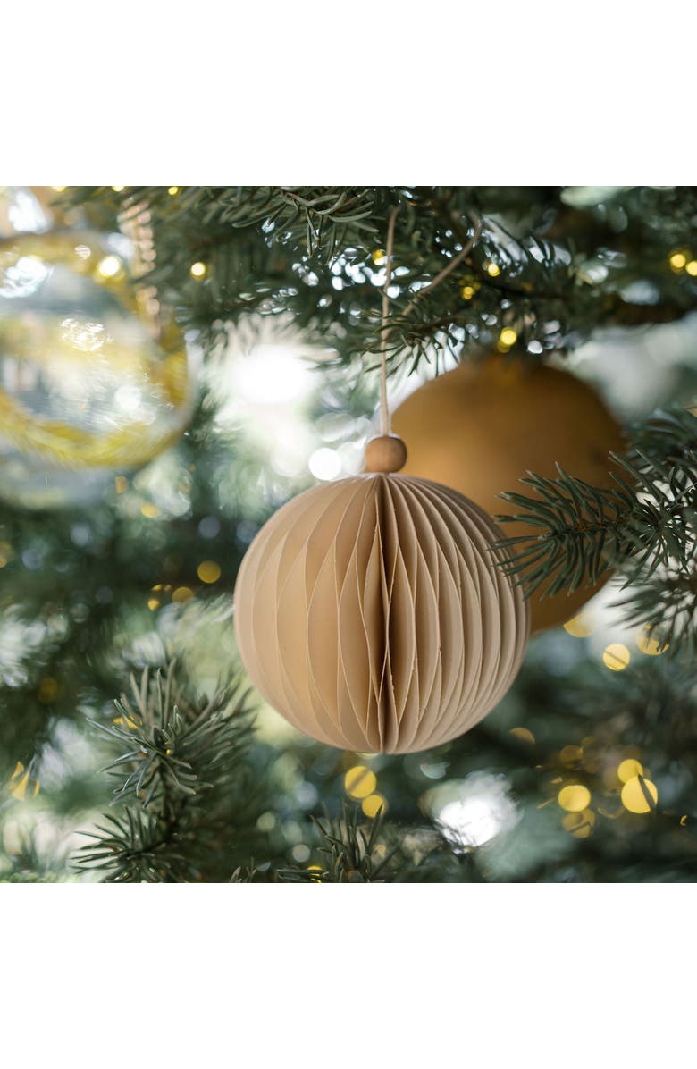 CG Hunter 4" Matte Antique Gold Glass Ornament, Alternate, color, Gold