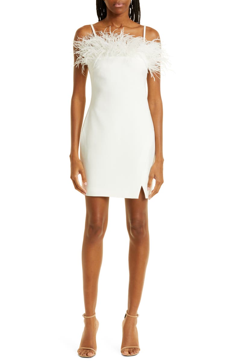LIKELY Katy Feather Cocktail Dress, Main, color, 