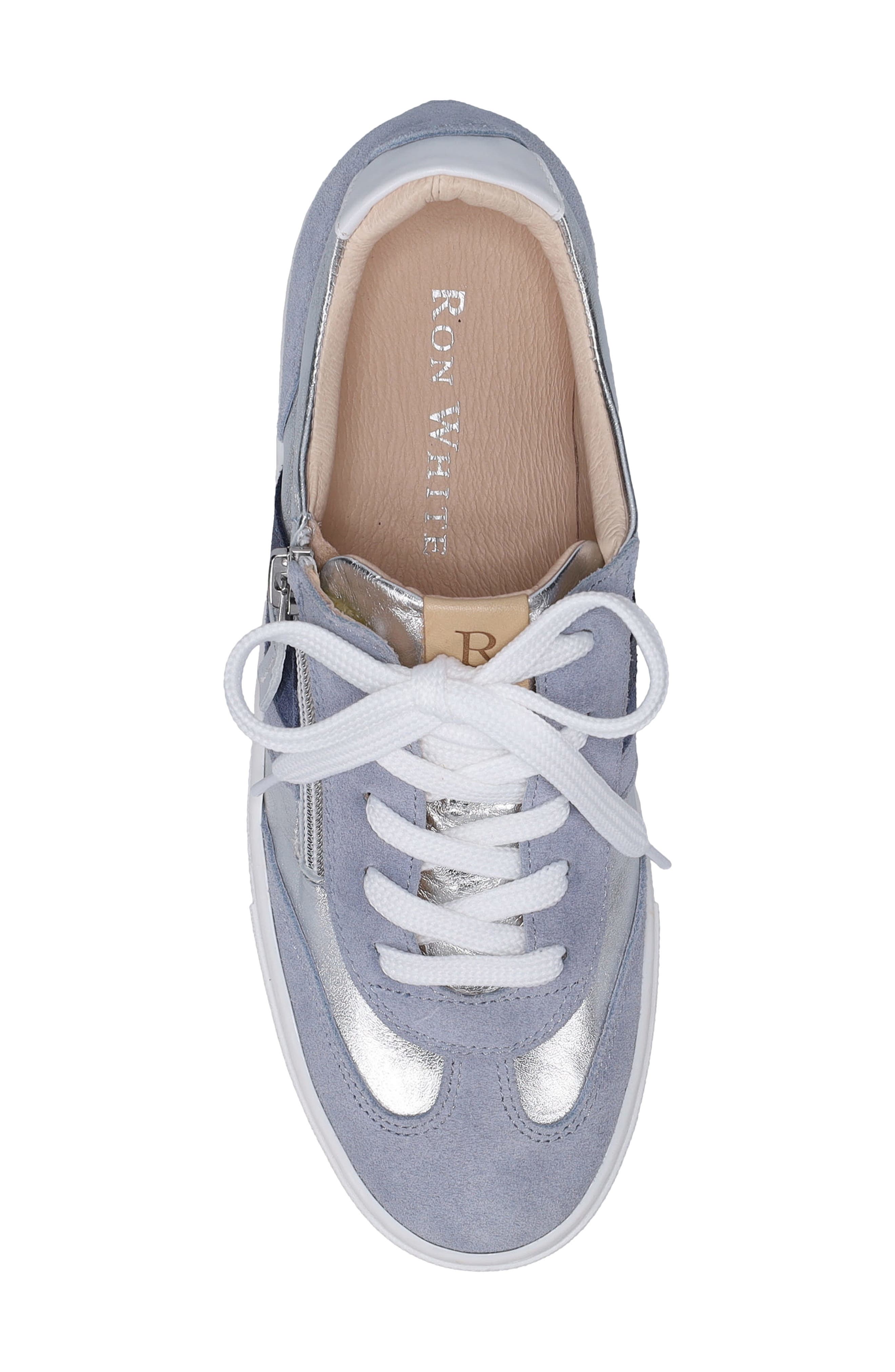Ron White Ovella Sneaker, Alternate, color, Silver