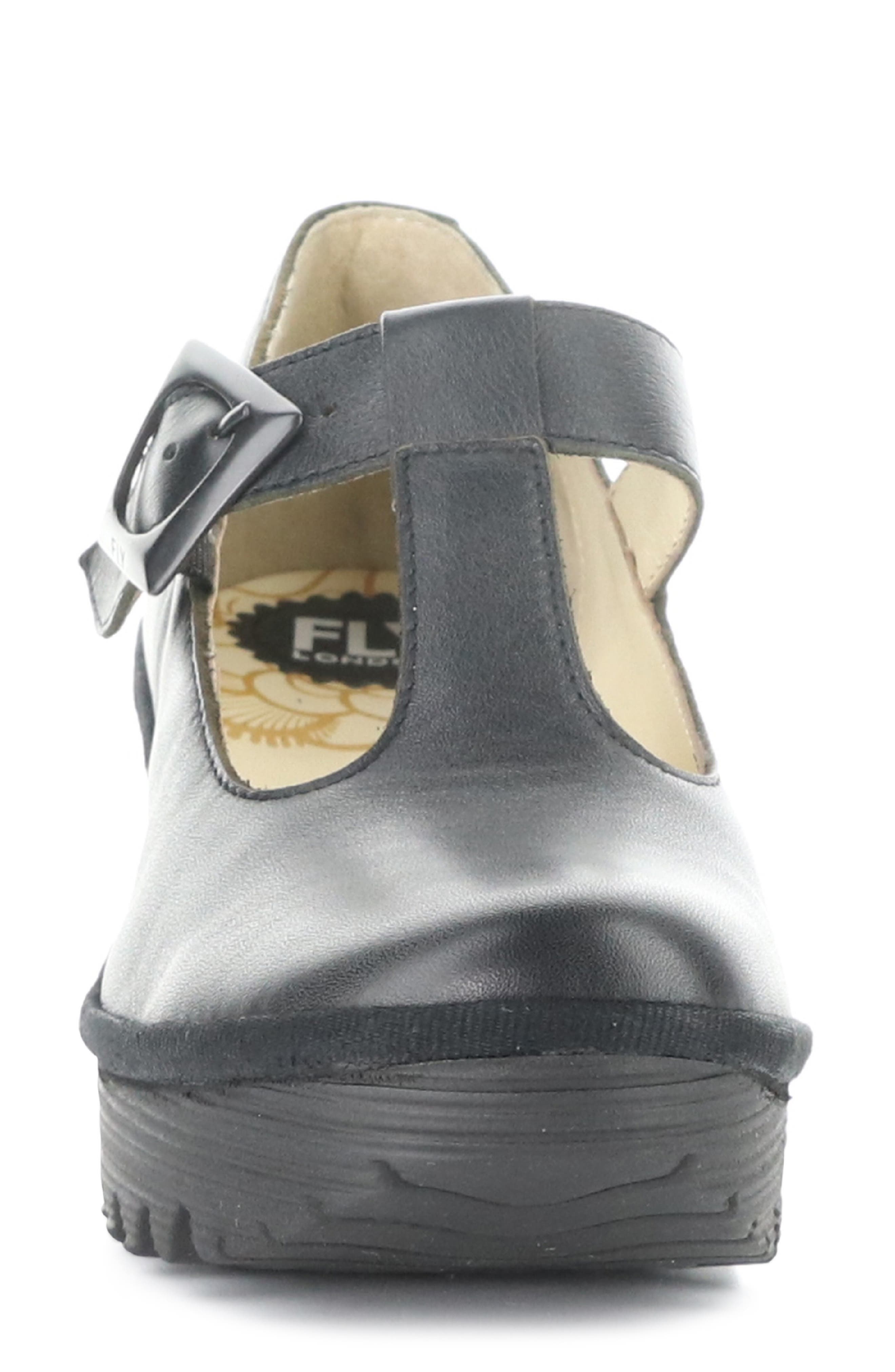 Fly London Yald Wedge Mary Jane Pump, Alternate, color, 000 Black