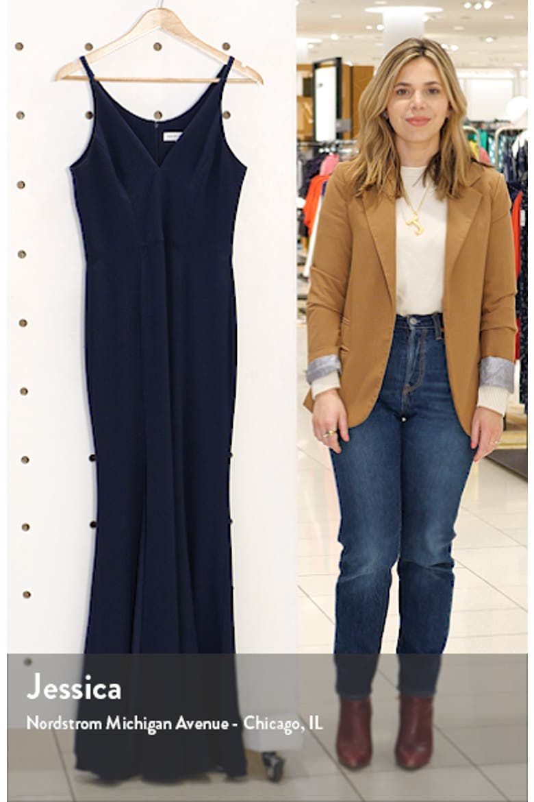 Iris Slit Crepe Gown video