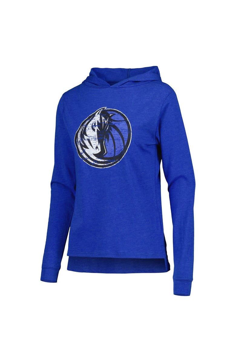 CONCEPTS SPORT Women's Concepts Sport Heather Blue Dallas Mavericks Team Hoodie & Pants Sleep Set, Alternate, color, 