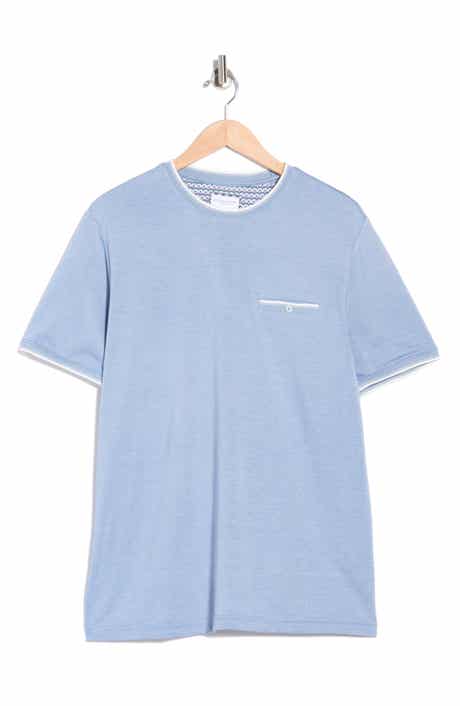 DENIM AND FLOWER Tipped Pocket Knit T-Shirt