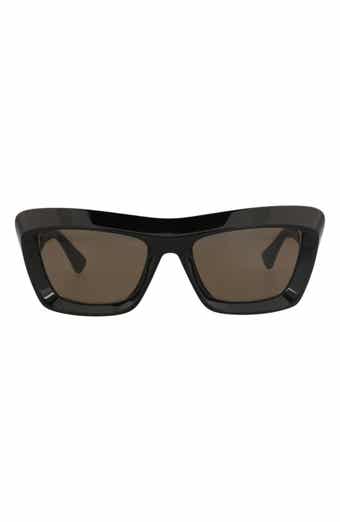 53mm Polarized Rectangular Sunglasses