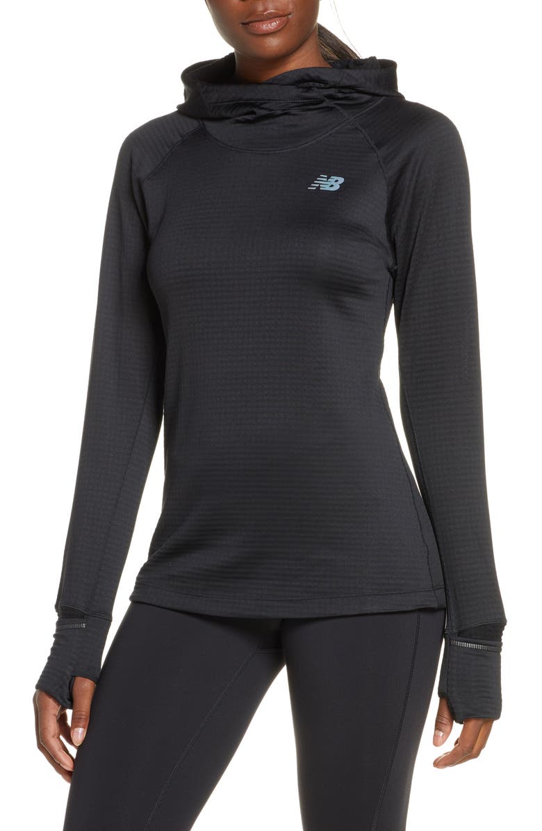 New Balance Impact Run Grid Hoodie, Main, color, 