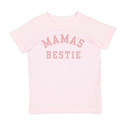 Mama's Bestie Short Sleeve T-Shirt (Baby, Toddler, Little Kid & Big Kid)