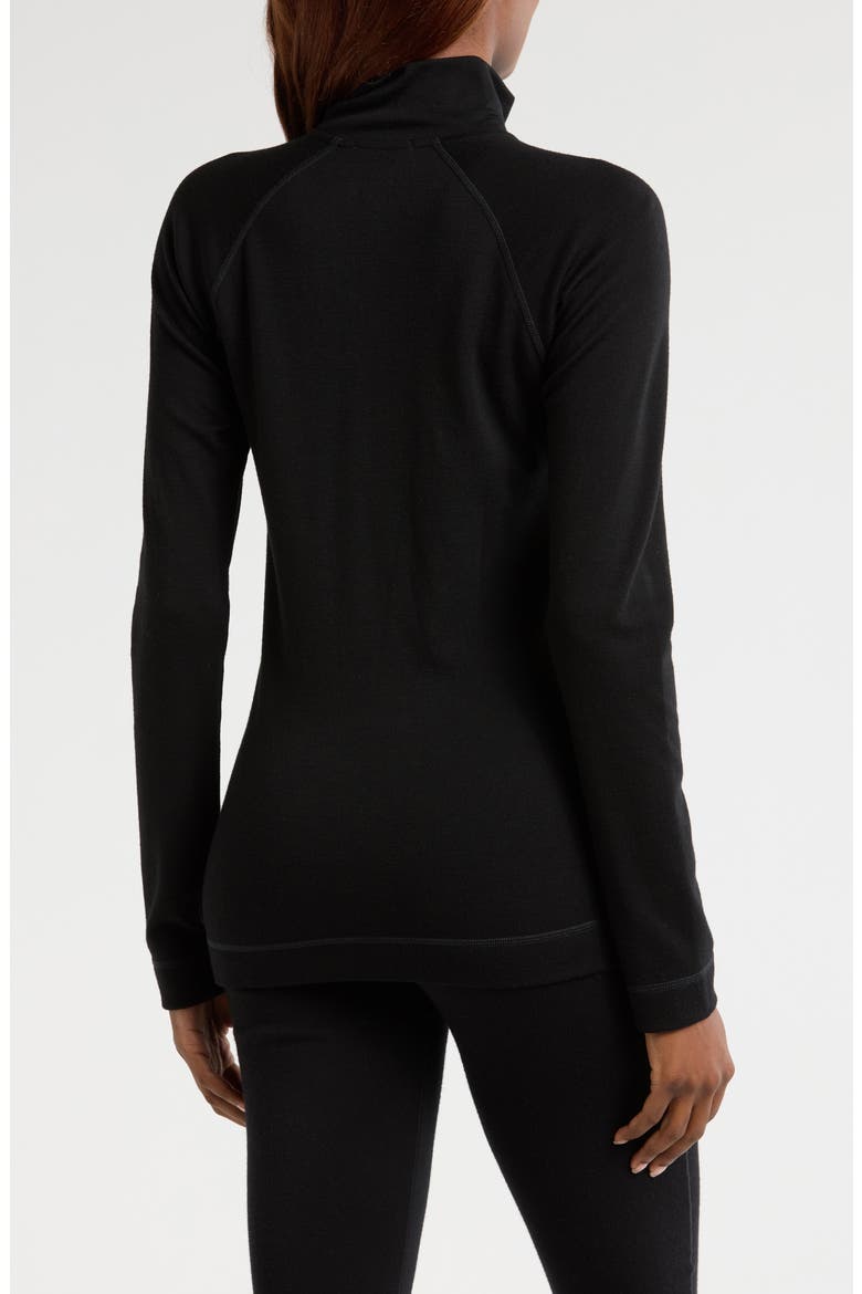 Merino Base Layer Pullover, Alternate, color, BLACK