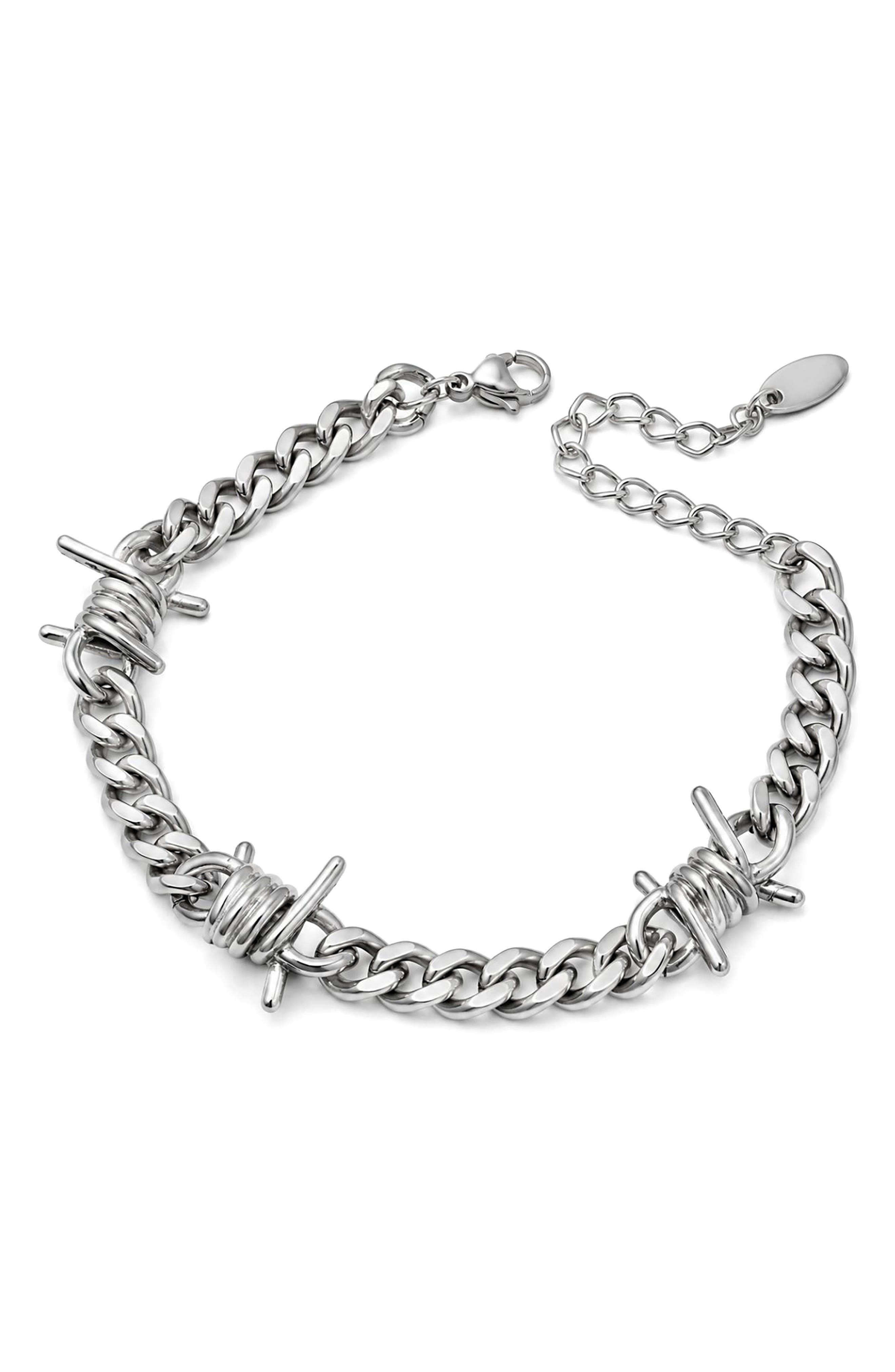 Barbed Wire Link Bracelet