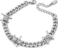 REBL Barbed Wire Link Bracelet