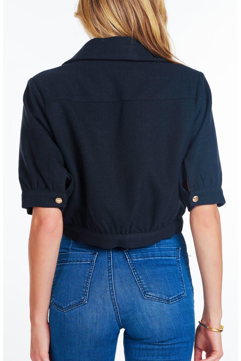 Nichols Short Sleeve Jacket, Alternate, color, Navy