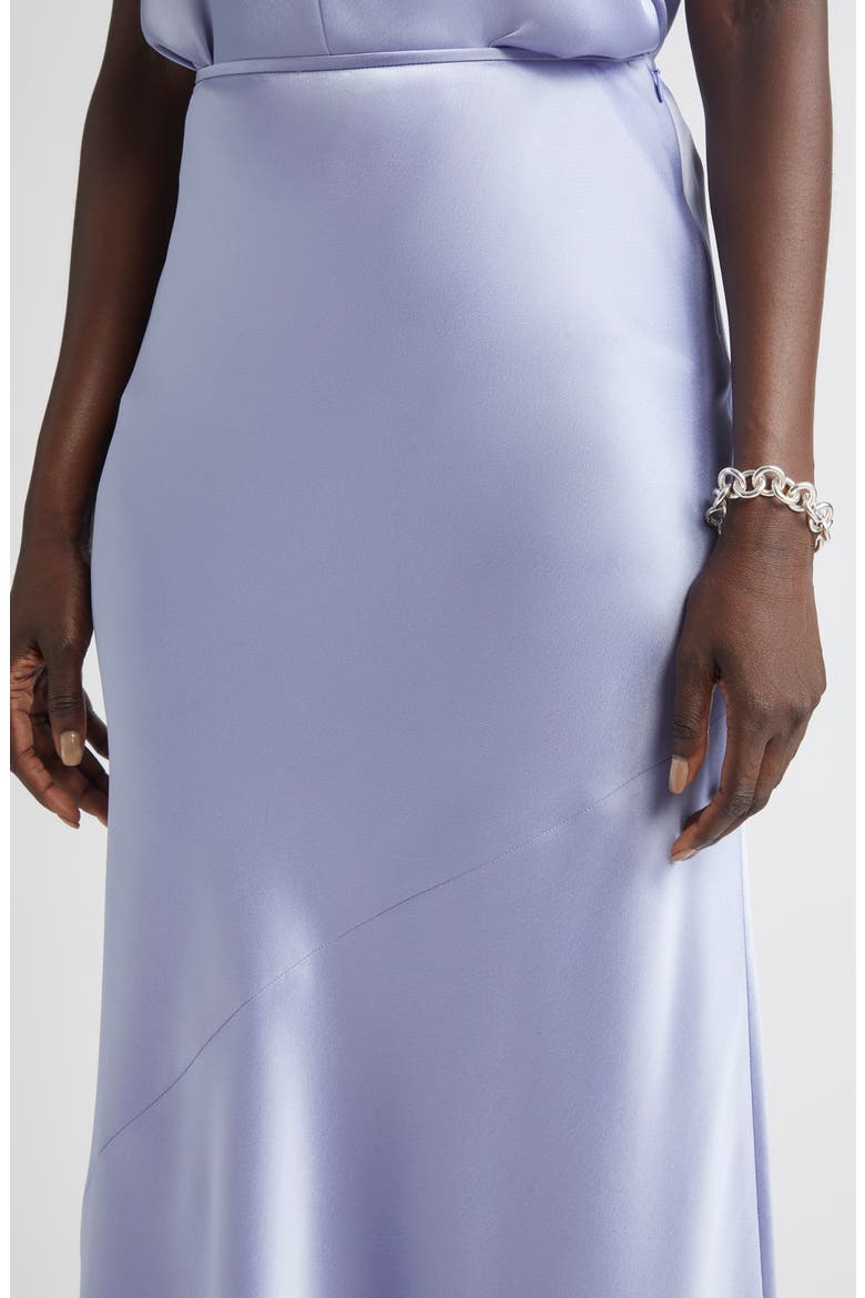 Kate Liquid Satin Pants, Alternate, color, IRIS