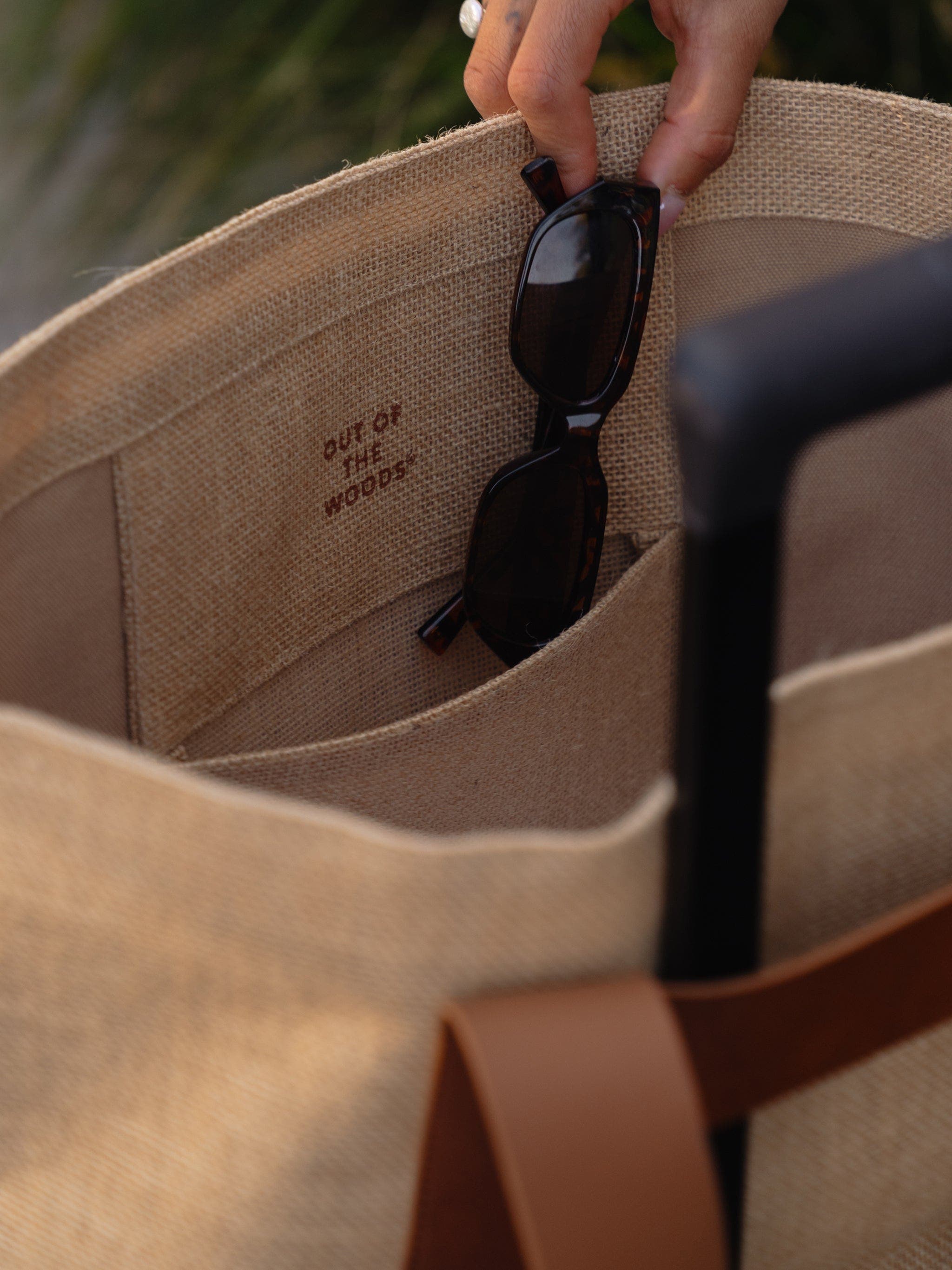 Jute T-Strap Tote, Alternate, color, Sahara