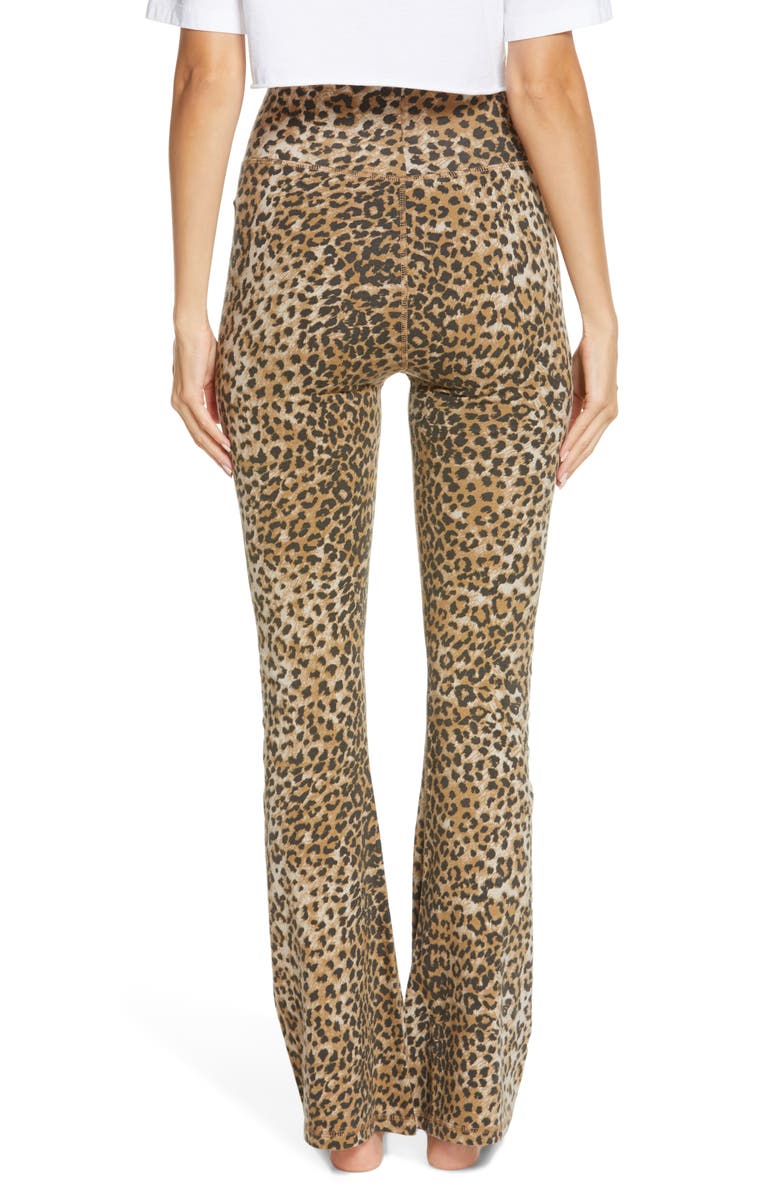 Ragdoll Flare Leopard Print Leggings, Alternate, color, 