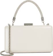 Dune London Brunch Leather Frame Clutch