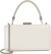 Dune London Brunch Leather Frame Clutch