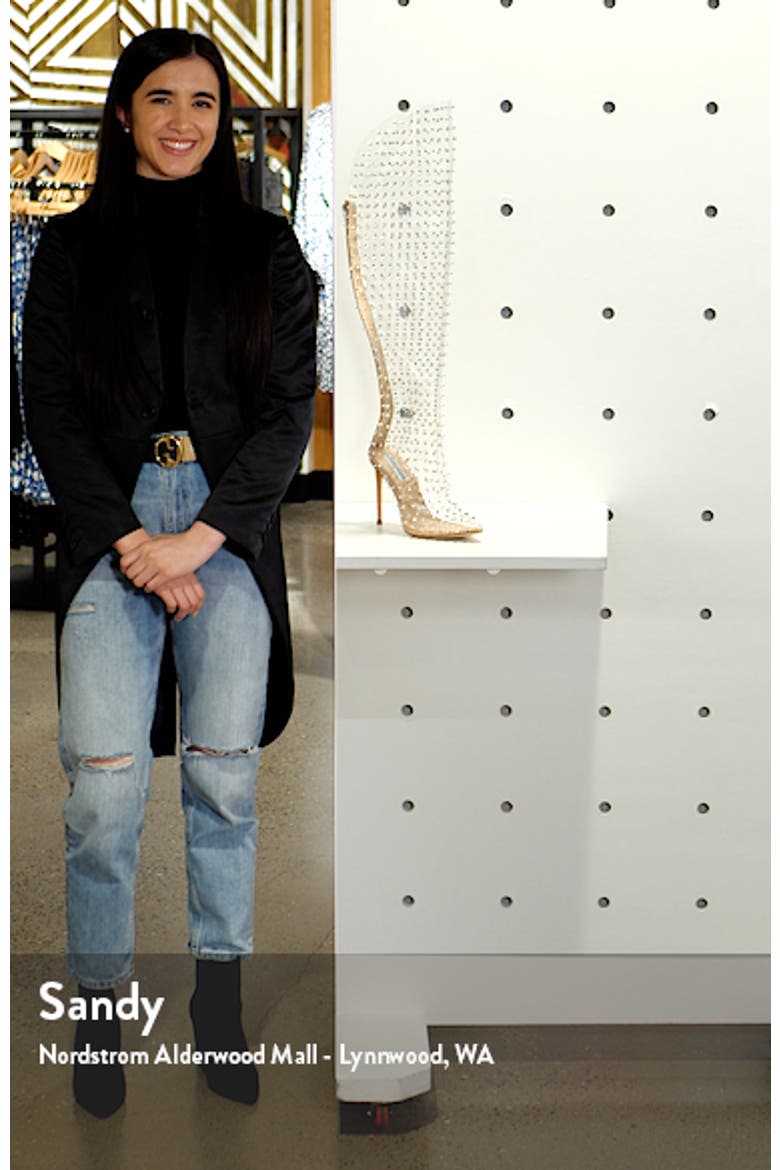 Vava Studded Pointed Toe Clear Boot video