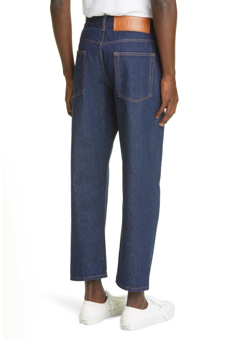 Slim Leg Crop Jeans, Alternate, color, INDIGO BLUE