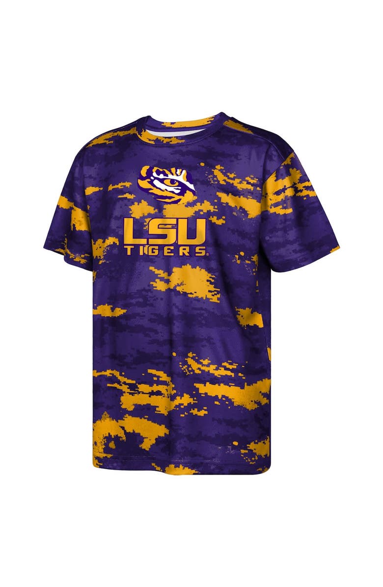 Outerstuff Youth Purple LSU Tigers Scrimmage Sublimated T-Shirt, Alternate, color, Purple