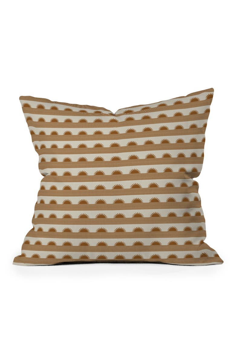 Sunset Cider Throw Pillow, Main, color, BEIGE