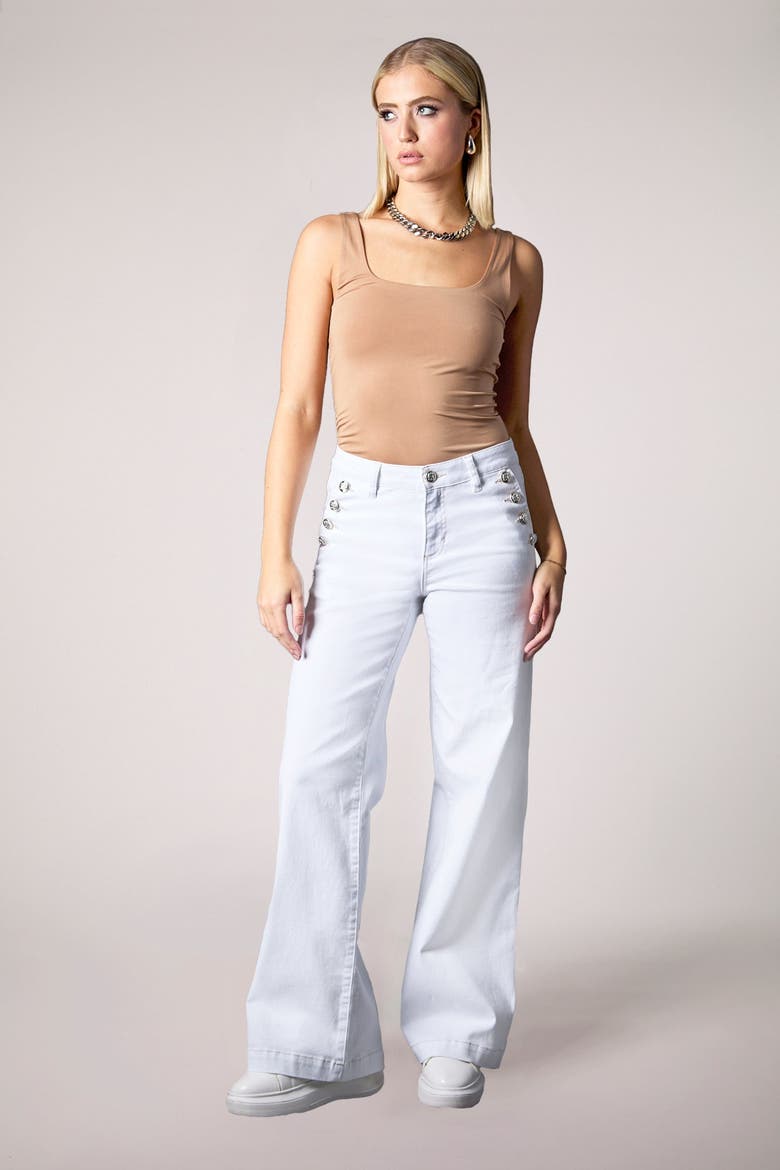 Ariana Mid Rise Wide Leg Jeans (Women) | Nordstrom