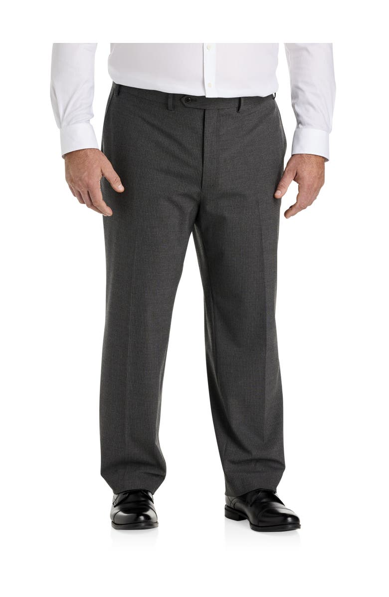 Michael Kors Big & Tall Pinstripe Suit Pants, Main, color, 