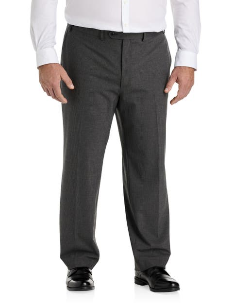 Big & Tall Pinstripe Suit Pants