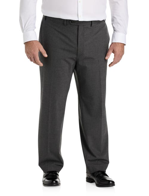 Michael Kors Big & Tall Pinstripe Suit Pants In Grey