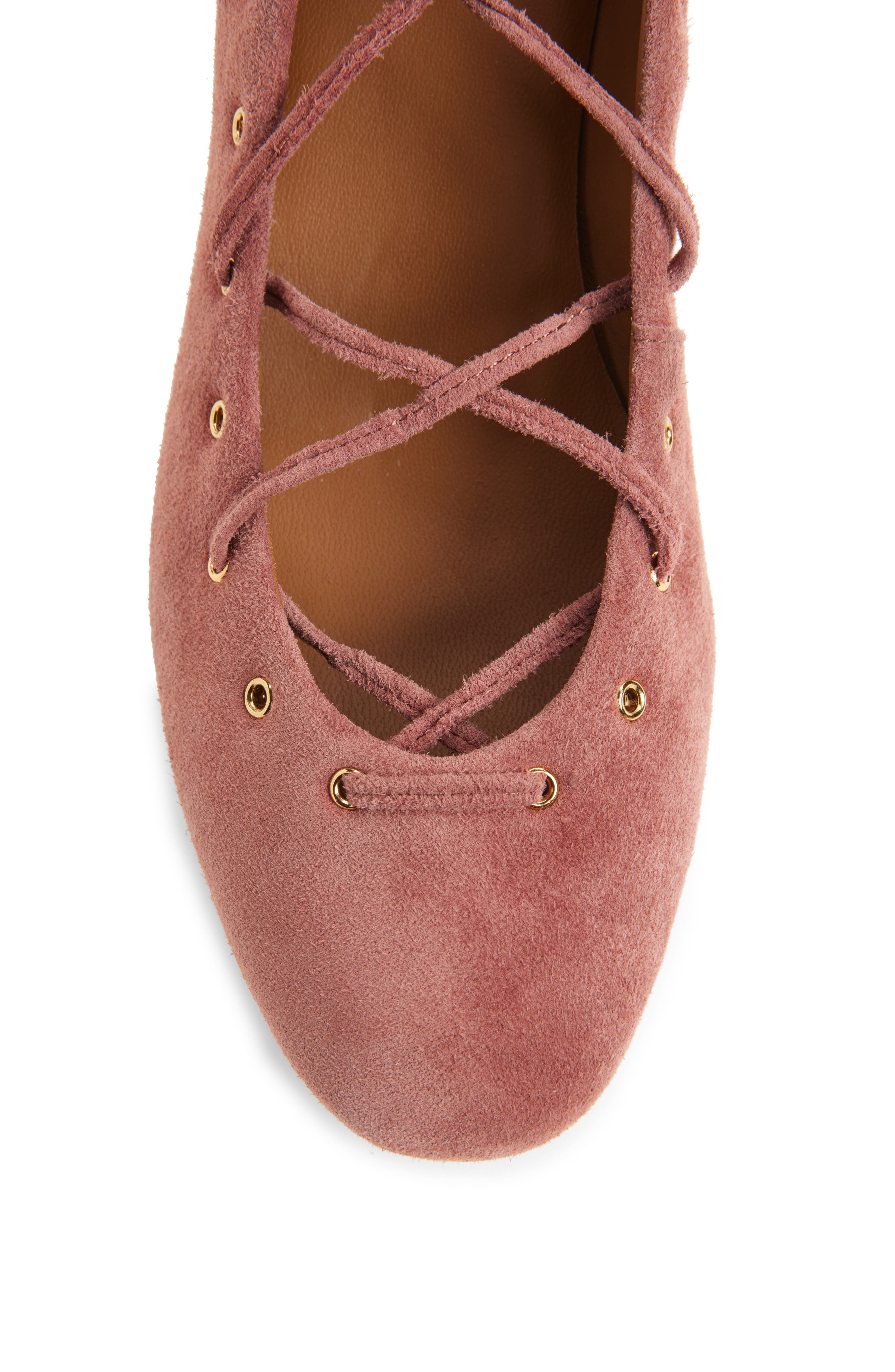 Madewell Remy Wraparound Ankle Strap Kitten Heel Pump, Alternate, color, Rosy Mauve